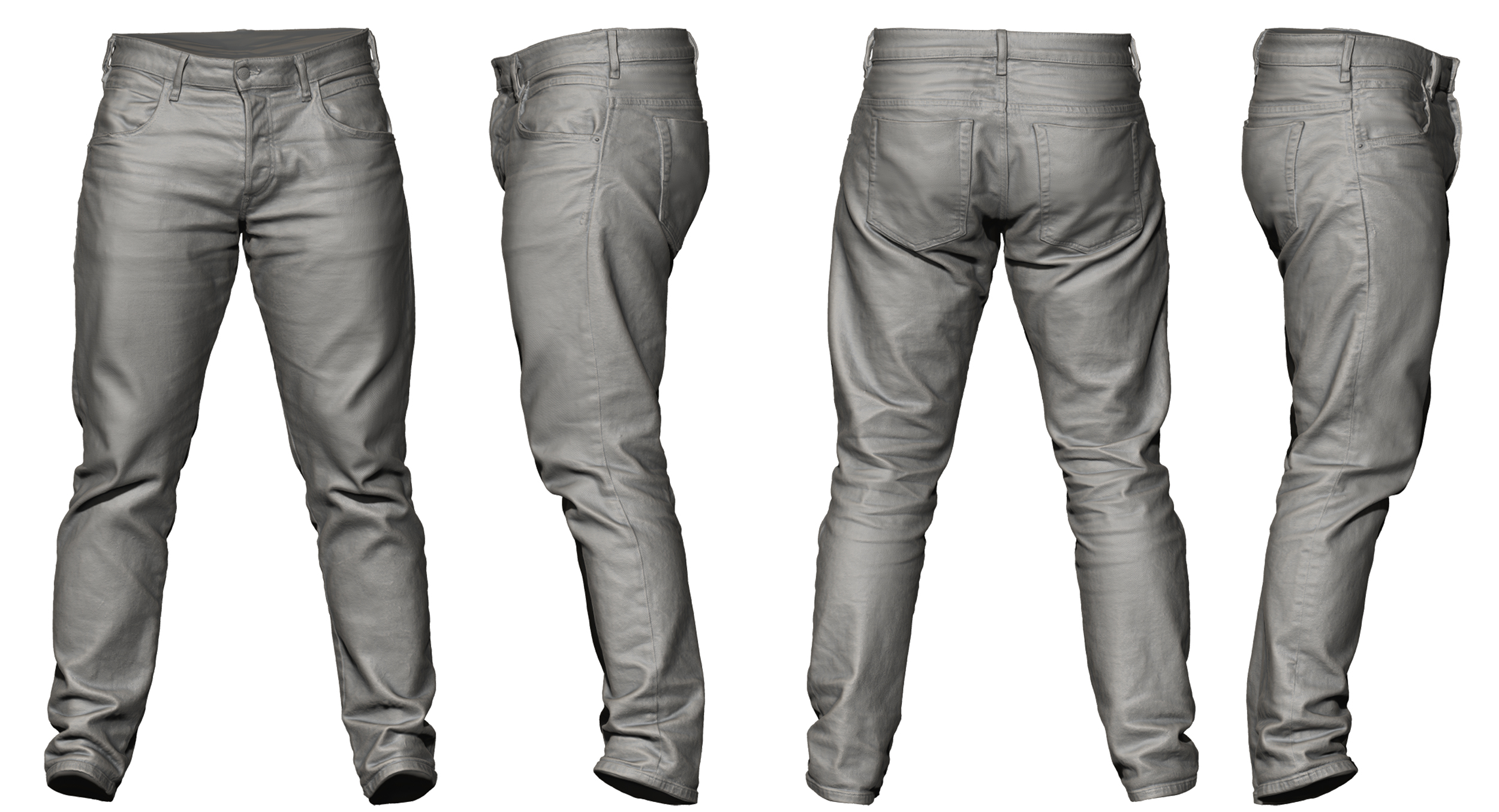 Zbrush trouser clothing folds and wrinkles